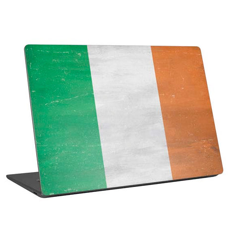 Ireland Flag Distressed Universal Laptop 12in (9.8 x 6.8in) Skin